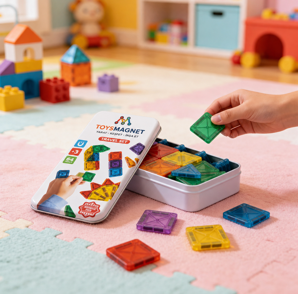 Minilopes™ Manyetik Mini Kule Seti