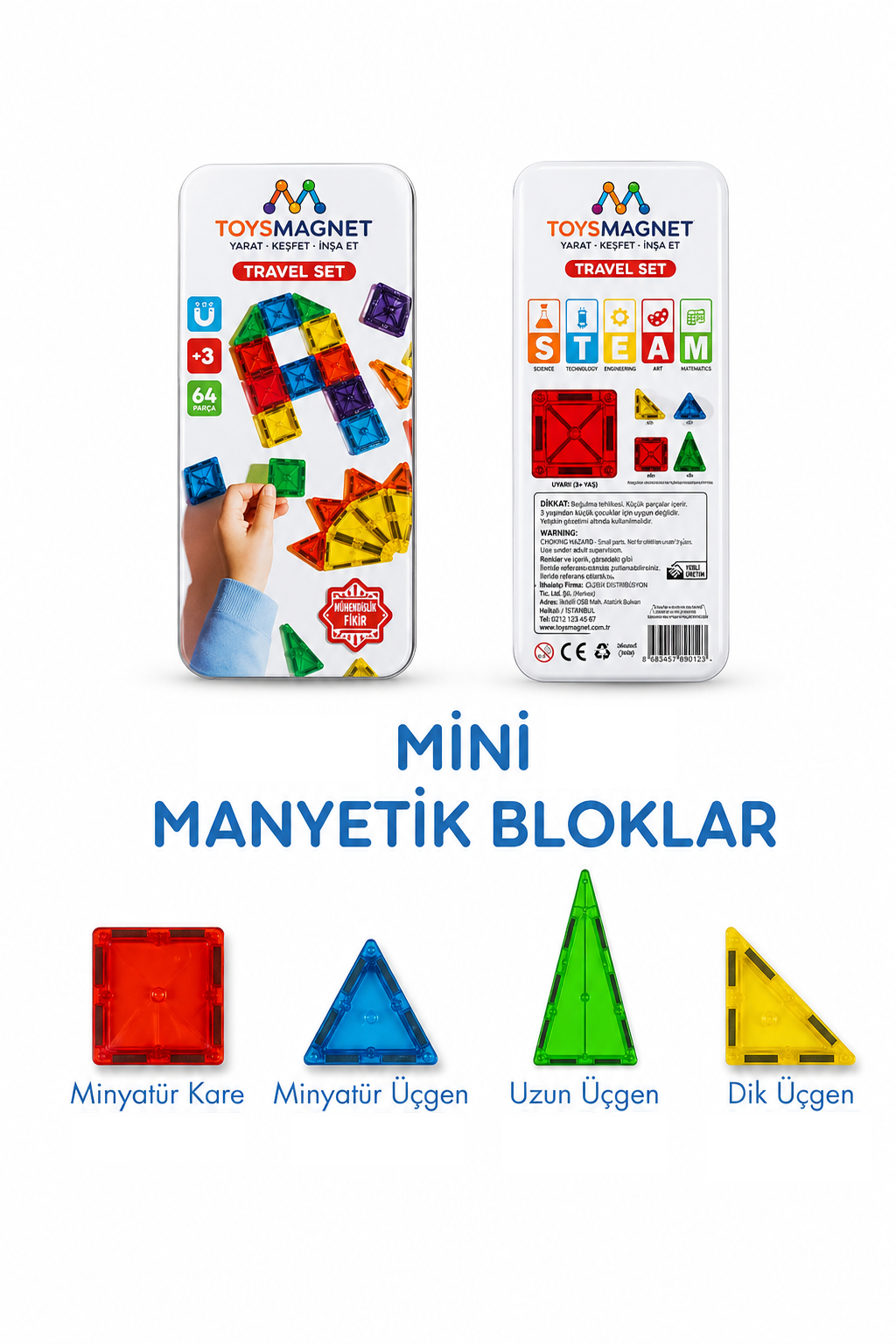 Minilopes™ Manyetik Mini Kule Seti
